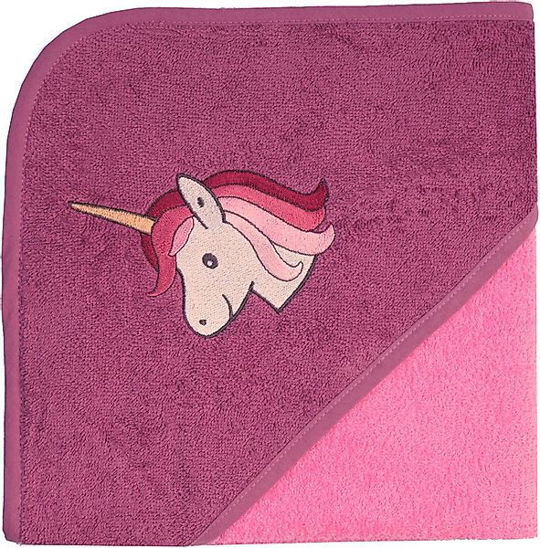 Wörner Kapuzenhandtuch Einhorn, Frottee (1-St), mit günstig online kaufen
