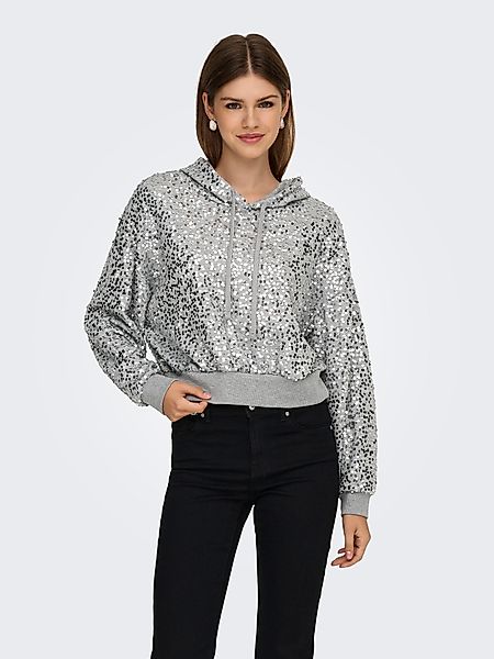 ONLY Kapuzensweatshirt ONLJADA L/S SEQUINS HOOD günstig online kaufen