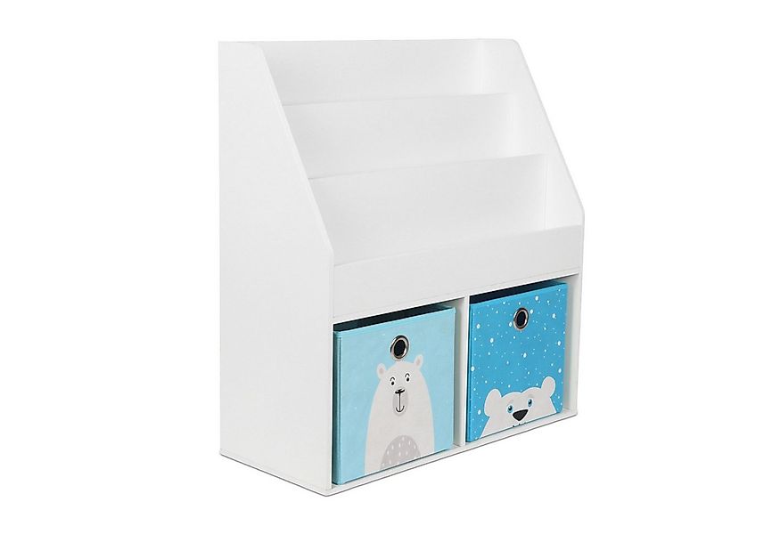 relaxdays Bücherregal für Kind, weiß günstig online kaufen