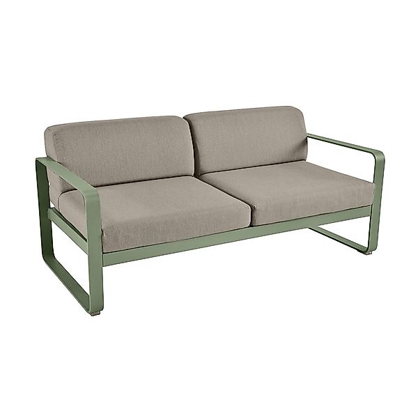 Bellevie Lounge-Sofa 2-Sitzer 82 Kaktus B8 Taupegrau günstig online kaufen