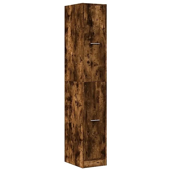 vidaXL Apothekerschrank Räuchereiche 30x41x174,5 cm Holzwerkstoff 3309631 günstig online kaufen