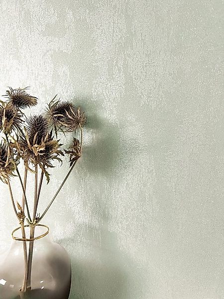 Newroom Vliestapete Kitron Mint Tapete Glanztapete Beton,Zement,Putz-Optik, günstig online kaufen