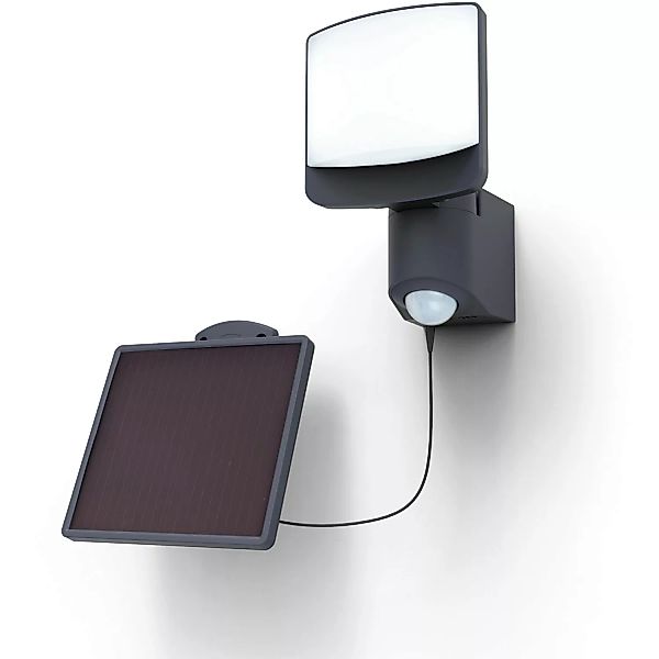 LED Solar Spot Sunshine in Anthrazit 7W 500lm IP54 mit Bewegungsmelder günstig online kaufen
