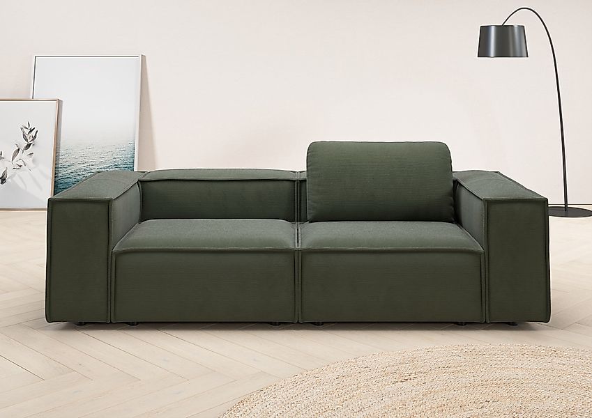 Home affaire 2-Sitzer "Watertown, modernes Sofa 246 cm breit, auch in Feinc günstig online kaufen