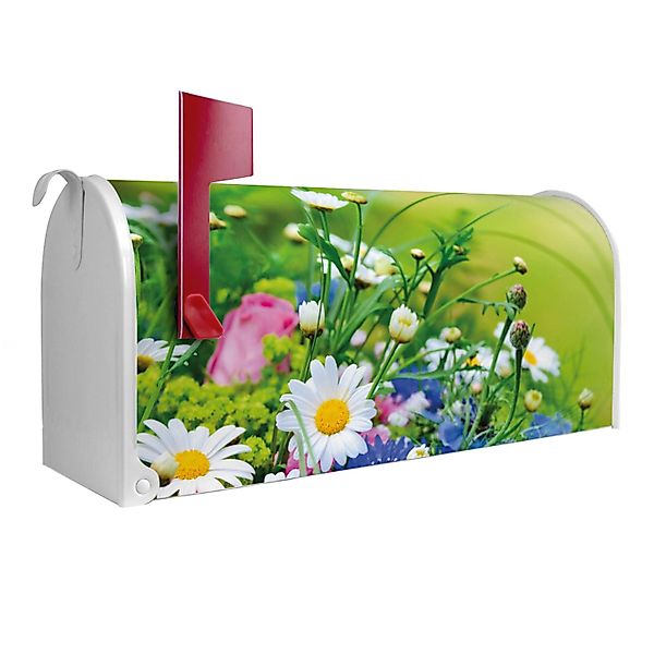 Banjado Amerikanischer Briefkasten Weiß 48x22x16cm US Mailbox Letterbox Pos günstig online kaufen