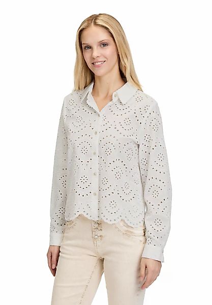 Cartoon Spitzenbluse "Cartoon Damen Spitzenbluse mit Knopfleiste" günstig online kaufen