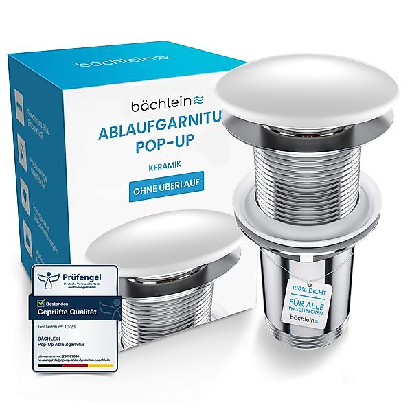 Bächlein Ablaufgarnitur Waschbeckenabfluss Pop Up (Eleganter günstig online kaufen