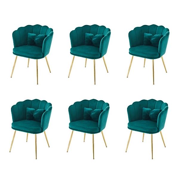 OKWISH 4-Fußstuhl Polsterstuhl Küchenstuhl Lounge Stuhl, günstig online kaufen