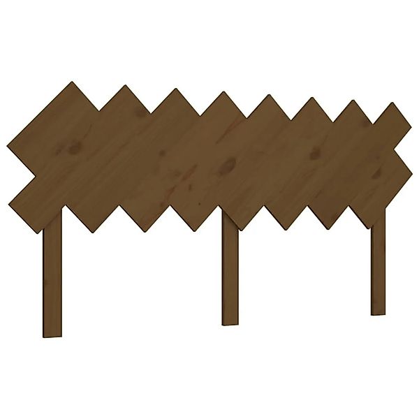 vidaXL Bett-Kopfteil Honigbraun 159,5x3x80,5 cm Massivholz Kiefer 819233 günstig online kaufen