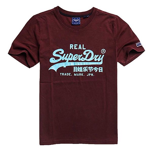 Superdry Vintage Logo Ac Kurzarm T-shirt S Rich Deep Burgundy günstig online kaufen