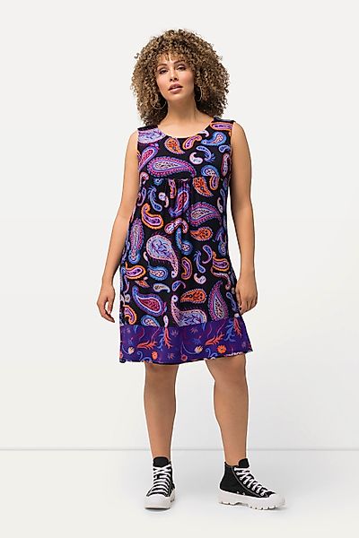 Ulla Popken Minikleid Jersey-Minikleid Paisley A-Linie günstig online kaufen