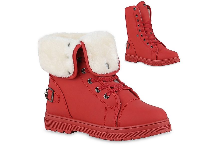 VAN HILL 840859 Sneaker Damen Warm Gefütterte Sneaker High Bequeme Schnalle günstig online kaufen