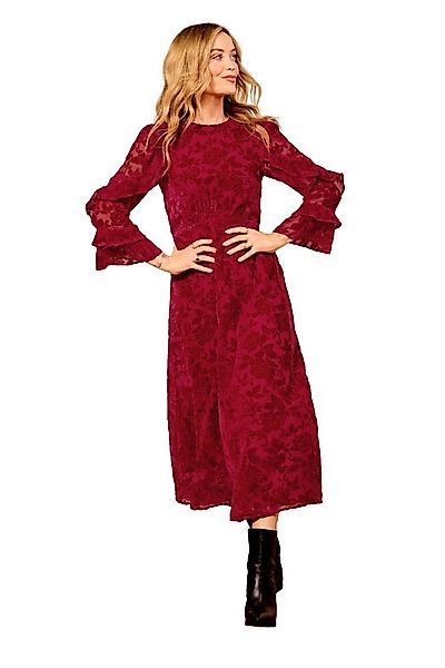 Love & Roses Midikleid Love & Roses Midikleid mit Rüschen, Regular (1-tlg) günstig online kaufen