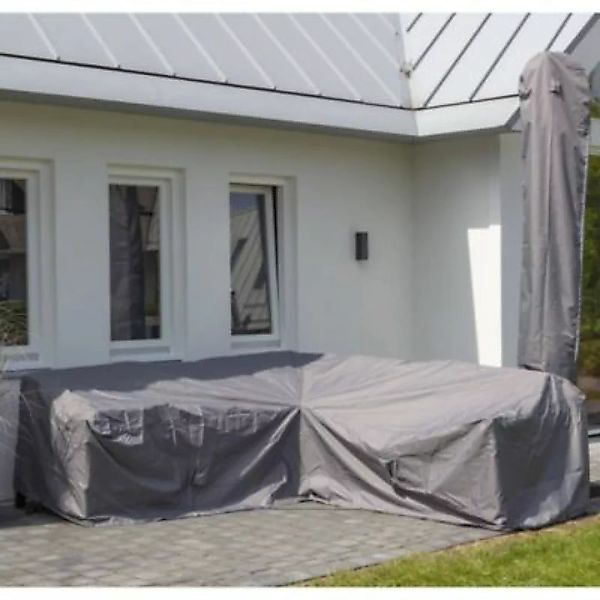 Garten-Lounge-Set-Abdeckung 270x270x70 cm Grau grau günstig online kaufen