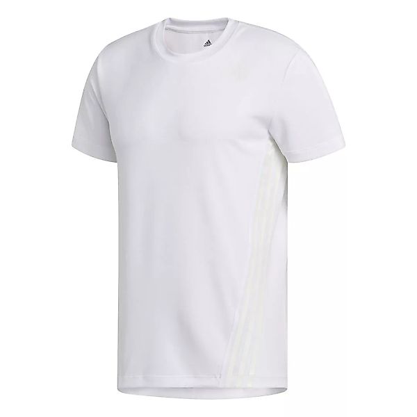 Adidas Aeroready 3 Stripes Kurzarm T-shirt XL White günstig online kaufen