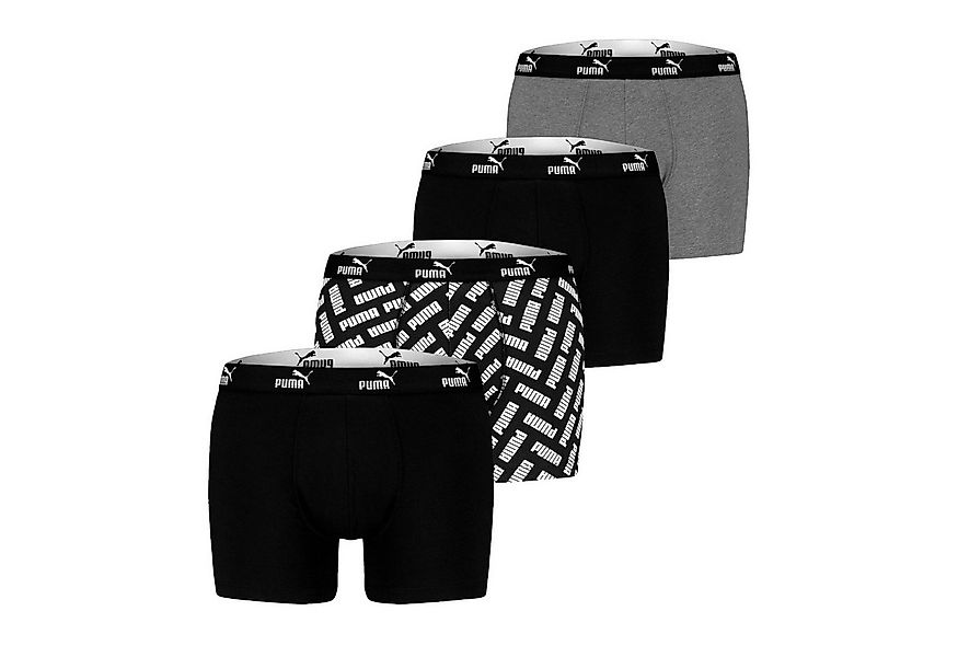 PUMA BODYWEAR Boxershorts Everyday (Mehrpack, 4-St., Set) Webgummibund, Log günstig online kaufen
