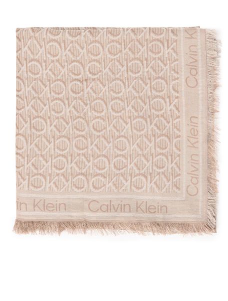 Calvin Klein Modeschal Monogram Jaquard Schal, günstig online kaufen