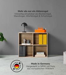 mokebo Aktenregal Der Verstauer, 4 Fächer, günstig online kaufen