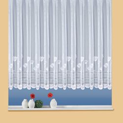 Weckbrodt Gardine "Flowers" Kräuselband 1 Stk. tlg. Jacquard, strukturiert, günstig online kaufen