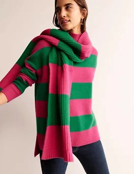 Schal in Blockfarben Damen Boden, Kräftiges Pink/Veridiangrün günstig online kaufen