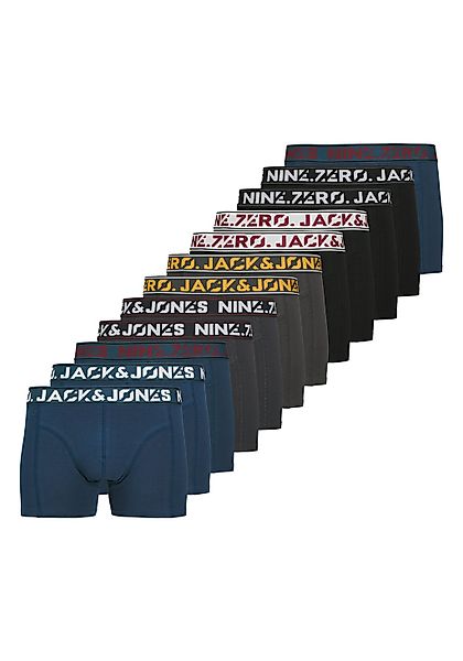 Jack & Jones Boxershorts "Boxershort JACCOLTON SOLID TRUNKS 12 PACK 12er Pa günstig online kaufen