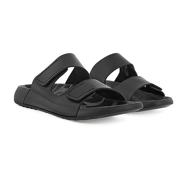 Ecco Cozmo Flat schwarz Damen Sandale günstig online kaufen