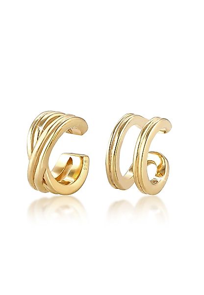 Elli Paar Ohrhaken Earcuff ohne Stein günstig online kaufen