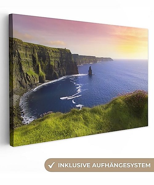 OneMillionCanvasses® Leinwandbild Sonnenlicht auf den Cliffs of Moher in Ir günstig online kaufen