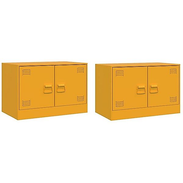 vidaXL TV-Schrank TV-Schränke 2 Stk. Senfgelb günstig online kaufen
