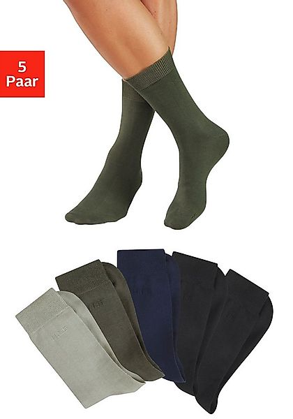 H.I.S Businesssocken (Packung, 5-Paar) mit klassischem Rippbündchen günstig online kaufen