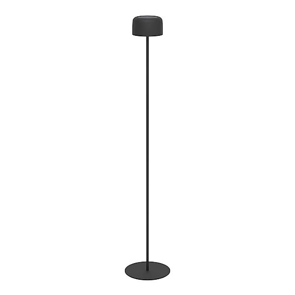 EGLO Solar LED Stehleuchte ROCCANOVA Akku Schwarz Touchdimmer IP44 günstig online kaufen