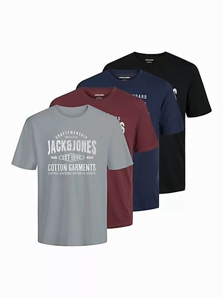 Jack & Jones PlusSize Rundhalsshirt JJSIMON TEE SS CREW NECK 5PK MP PLS (Pa günstig online kaufen