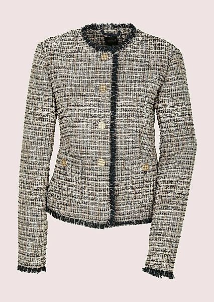 MADELEINE Jackenblazer "Blazer Tweed-Blazer mit Fransendetails" Tweed Blaze günstig online kaufen