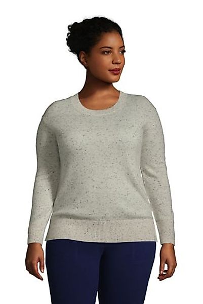Relaxter Kaschmir-Pullover mit rundem Ausschnitt in großen Größen, Damen, G günstig online kaufen