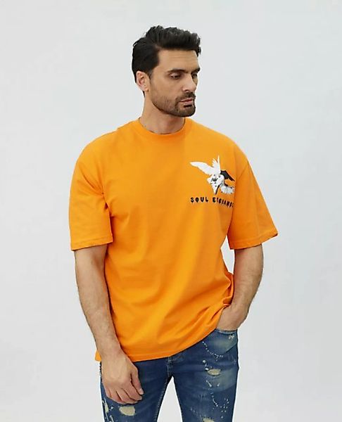 Denim House T-Shirt Lässiges Oversized T-Shirt mit besonderem Digitalprint günstig online kaufen