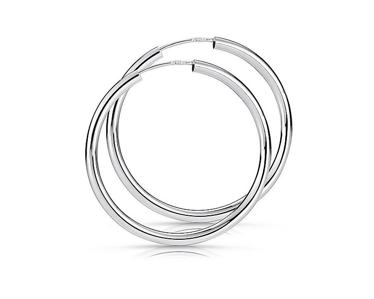 Materia Paar Creolen Silber Damen klassisch Ø29mm SO-379, 925 Sterling Silb günstig online kaufen