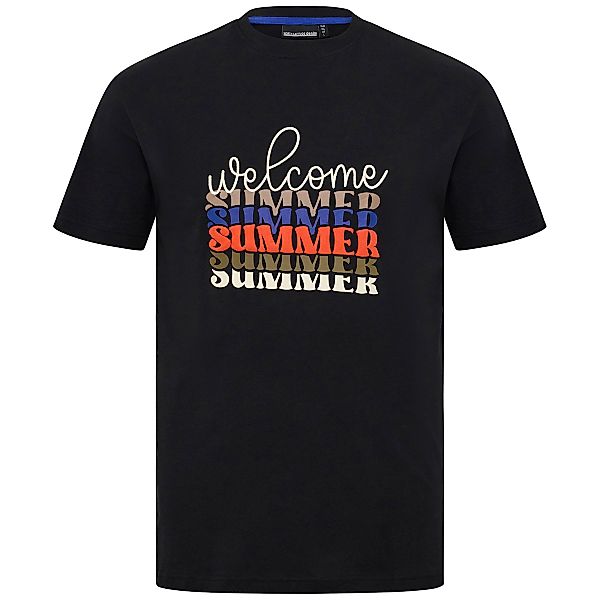 North T-Shirt mit Print Farbe schwarz Größe: 3XL günstig online kaufen