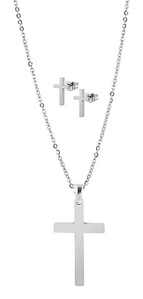 AKZENT Schmuckset Monali Edelstahl silber, Damen Schmuckset günstig online kaufen