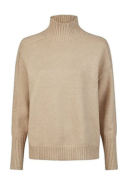 MARC AUREL Strickpullover Turtleneck-Pullover mit Rippendetails light camel günstig online kaufen