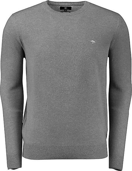 FYNCH-HATTON Strickpullover FYNCH HATTON Rundhals Pullover grau mit Cashmer günstig online kaufen