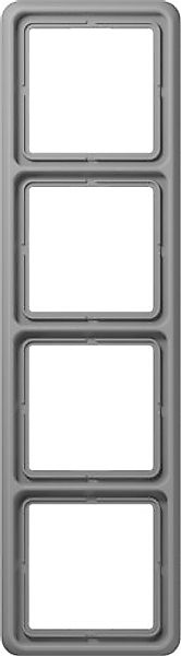Jung Rahmen 4-fach gr waage/senkrecht CD 584 - CD584GR günstig online kaufen