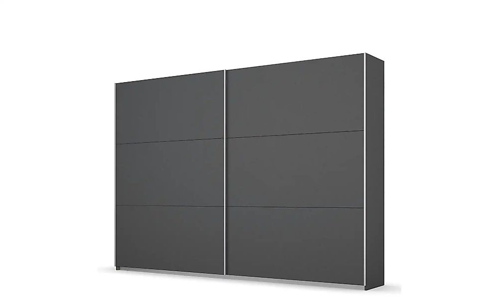 Schwebetürenschrank  Acton ¦ grau ¦ Maße (cm): B: 261 H: 210 Schränke > Kle günstig online kaufen