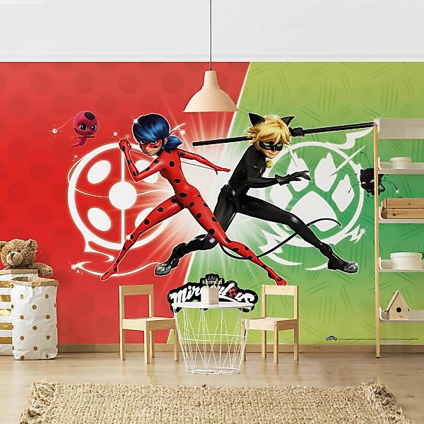 Fototapete Miraculous Ladybug and Cat Noir günstig online kaufen