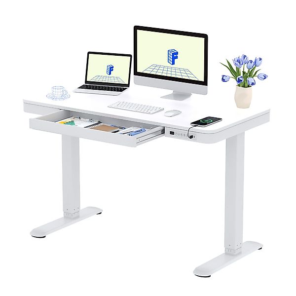 FLEXISPOT Schreibtisch Höhenverstellbarer Schreibtisch MIT Schubladen günstig online kaufen