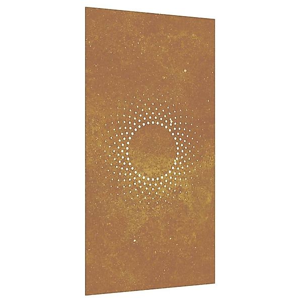 vidaXL Wandbild Garten-Wanddeko 105x55 cm Cortenstahl günstig online kaufen