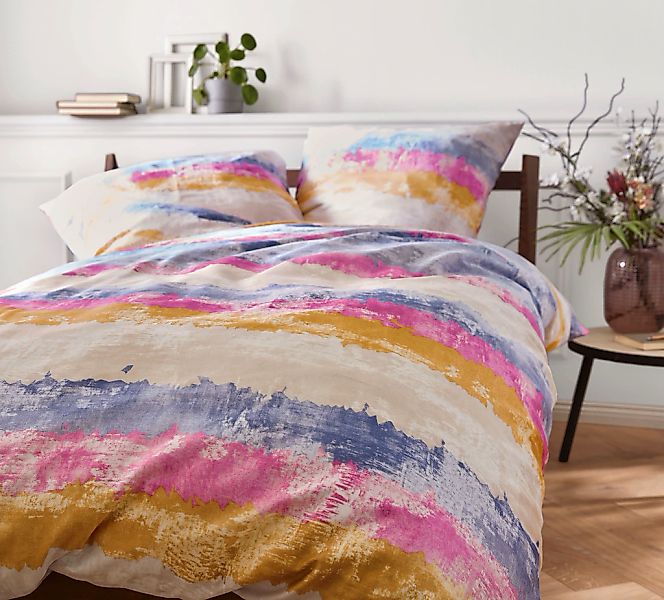 Kleine Wolke Bettwäsche »Jarven« 2 Stk. tlg. mit Streifen günstig online kaufen