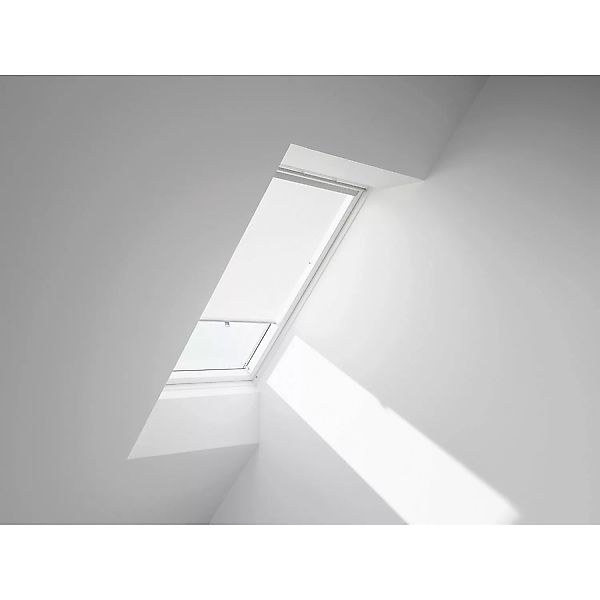 Velux Sichtschutzrollo mit Haltekrallen RHL UK00 1028 Weiß günstig online kaufen