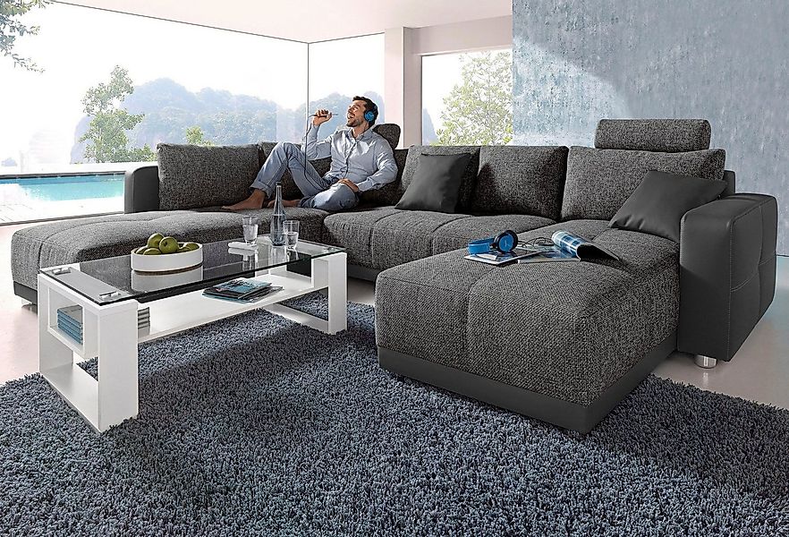 Jockenhöfer Gruppe "Orlando U-Form, B: 337 cm" mit Bettfunktion, Bettkasten günstig online kaufen