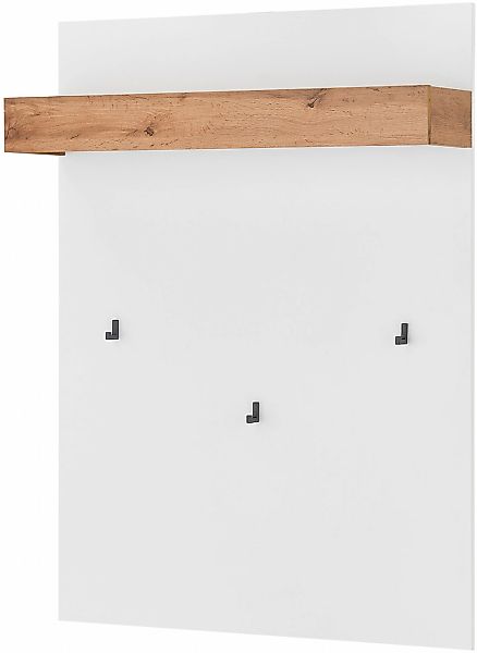 INOSIGN Garderobenpaneel "GIRON/CiTY, Wandregal in Wotan Eiche, Flurgardero günstig online kaufen