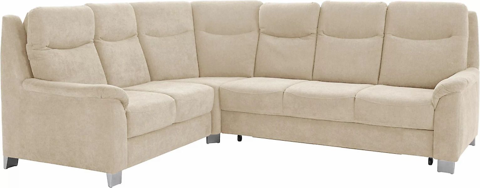 sit&more Ecksofa »Boccaccio L-Form«, mit Federkern und Kopfteilverstellung, günstig online kaufen